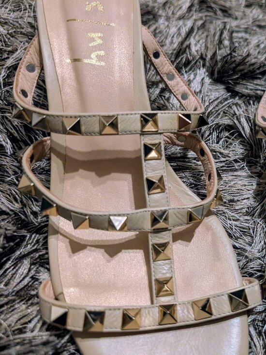 French sole FOSTER STUD SANDALS sz 10.5 | Mercari French Sole NY Foster Studded Strappy Beige Nude Heeled Sandals NEW 7.5 $225